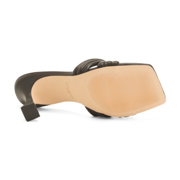 MARC FISHER LTD Leather Dru Heeled Sandals - Picture 3 of 3